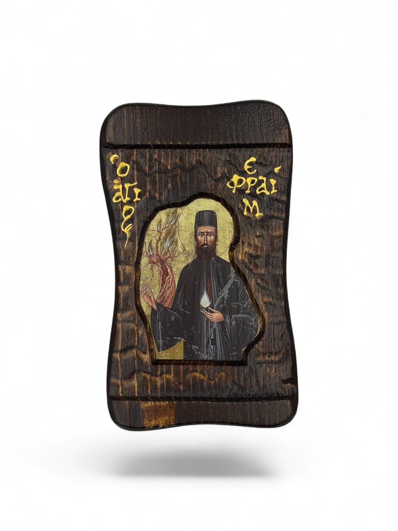 Εικόνες Σε Φυσικό Ξύλο Έλατο Κρακελέ Οβάλ Σε 5 Μεγέθη ( Α - Ο )