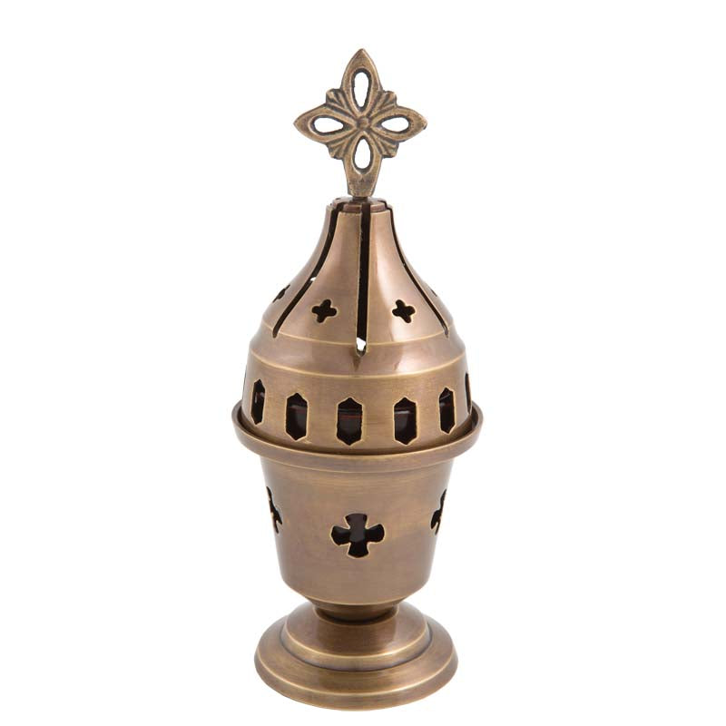 Καντήλι Μπρούτζινο Ασημί - Επιτραπέζιο