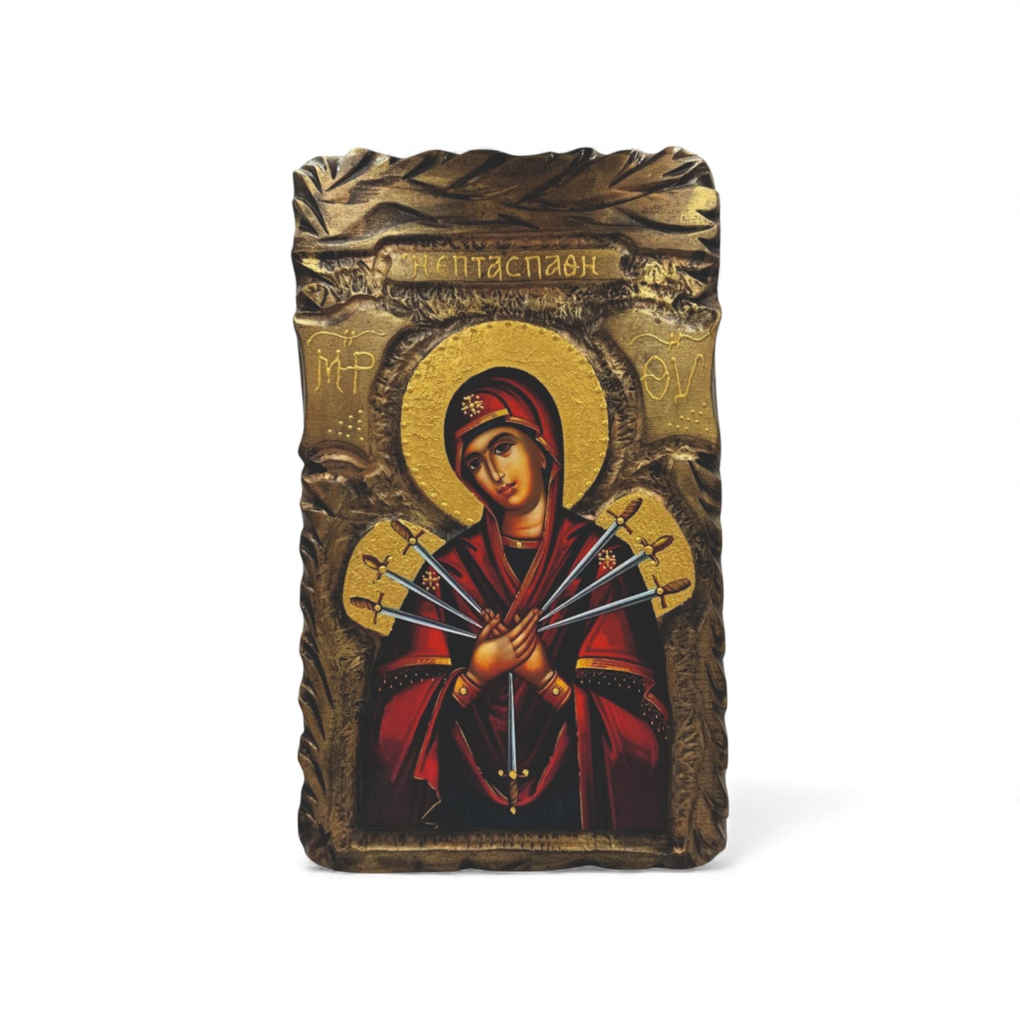 Εικόνα Άγιος Παίσιος - Σκαλιστή Χειροποίητη