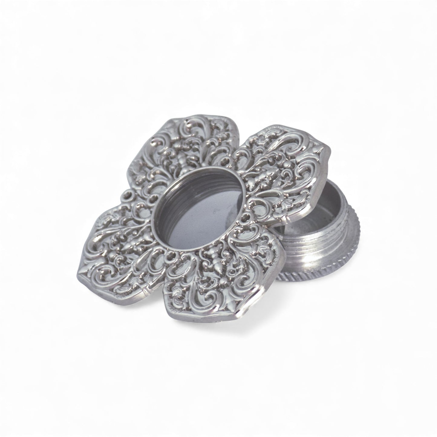 Μεταλλική Λειψανοθήκη Ασημί – Απλή