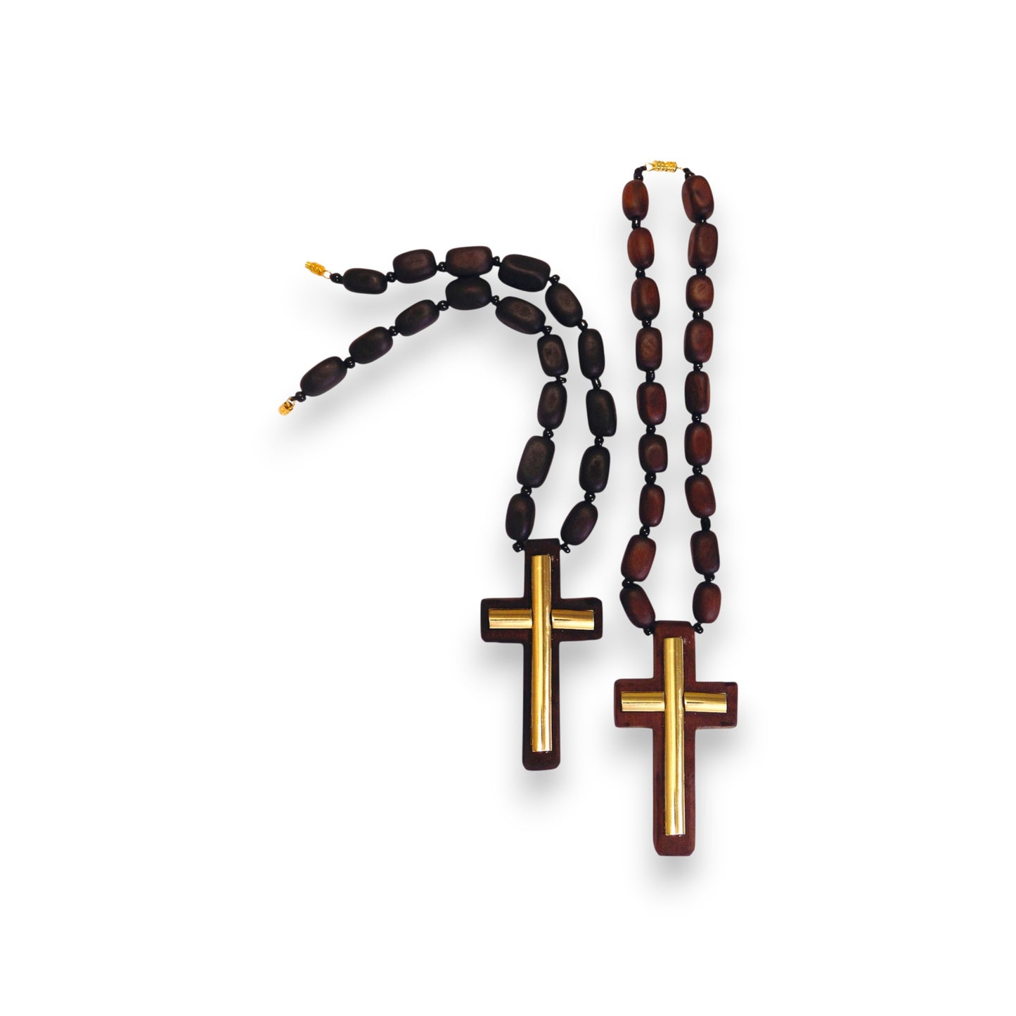 Κρεμαστός Ξύλινος Σταυρός Ανοιγόμενος - 2 Χρώματα