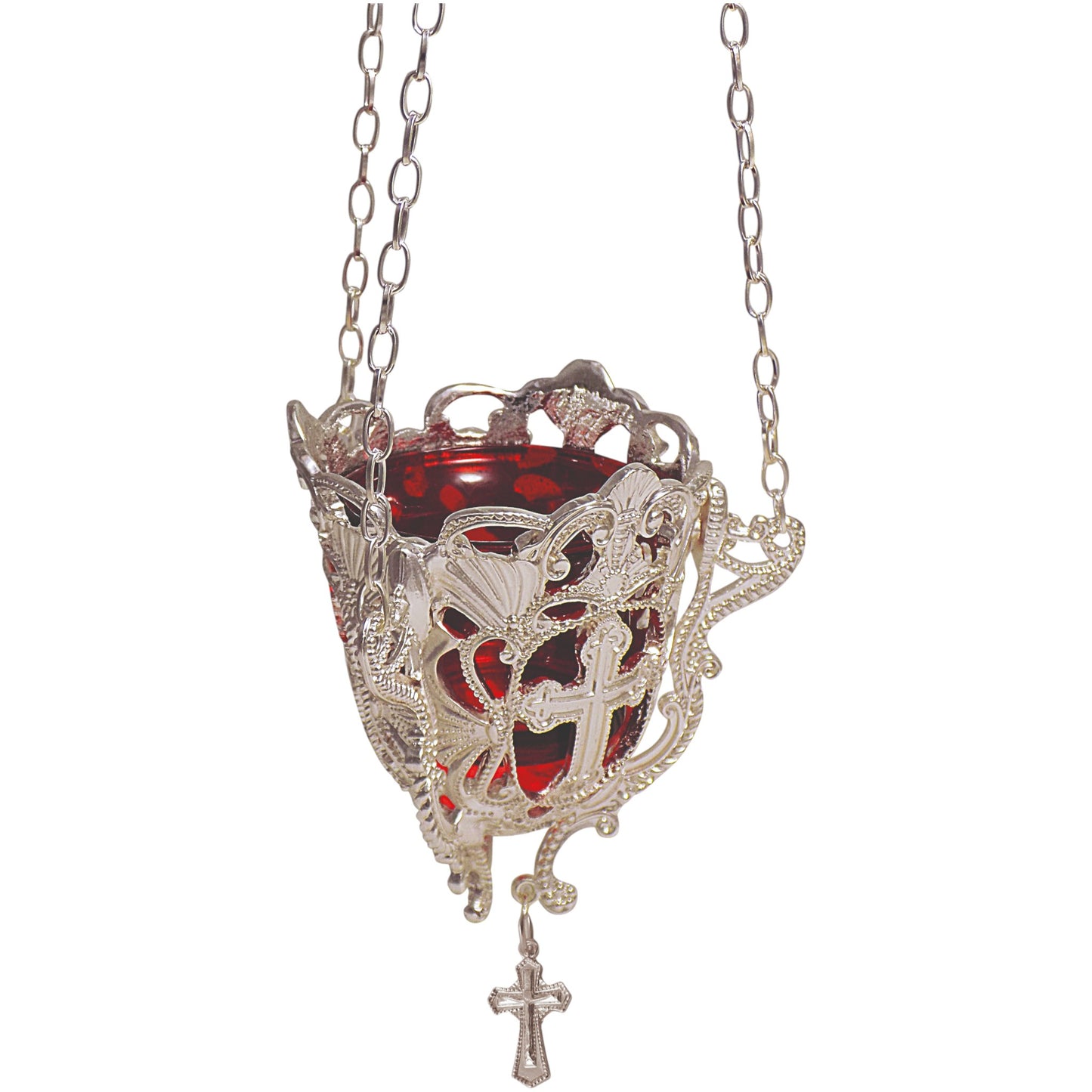 Μεταλλικό Κρεμαστό Καντήλι Ασημί – Σε 2 Χρώματα