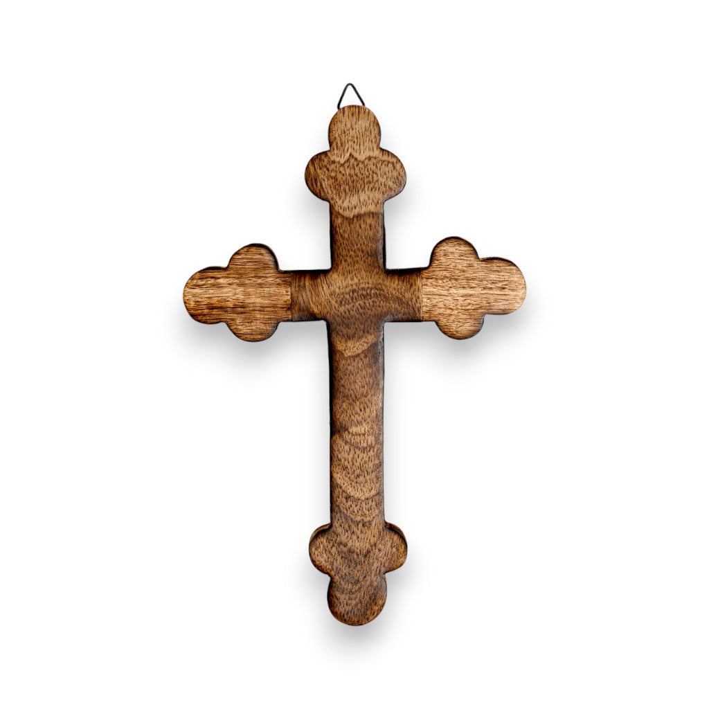 Σταυρός Ξύλινος Απλός 24×16 cm — Χειροποίητος