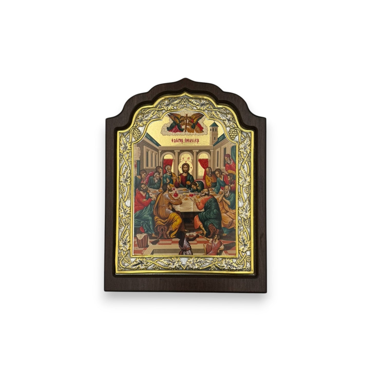 Άγιος Νικόλαος(Ιερά Μονή Αγίας Αικατερίνης Σιναϊτών) – Ασημένια Εικόνα σε Ξύλο με Επιχρύσωση