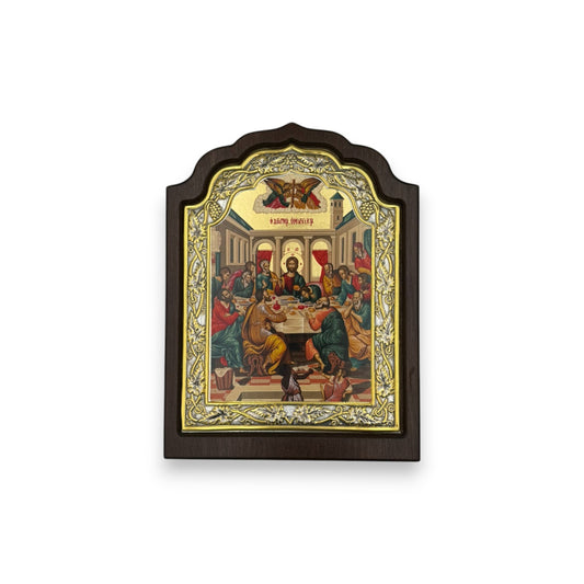 Άγιος Νικόλαος(Ιερά Μονή Αγίας Αικατερίνης Σιναϊτών) – Ασημένια Εικόνα σε Ξύλο με Επιχρύσωση