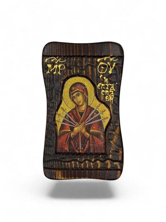 Εικόνες Σε Φυσικό Ξύλο Έλατο Κρακελέ Οβάλ Σε 5 Μεγέθη ( Π - Ω )