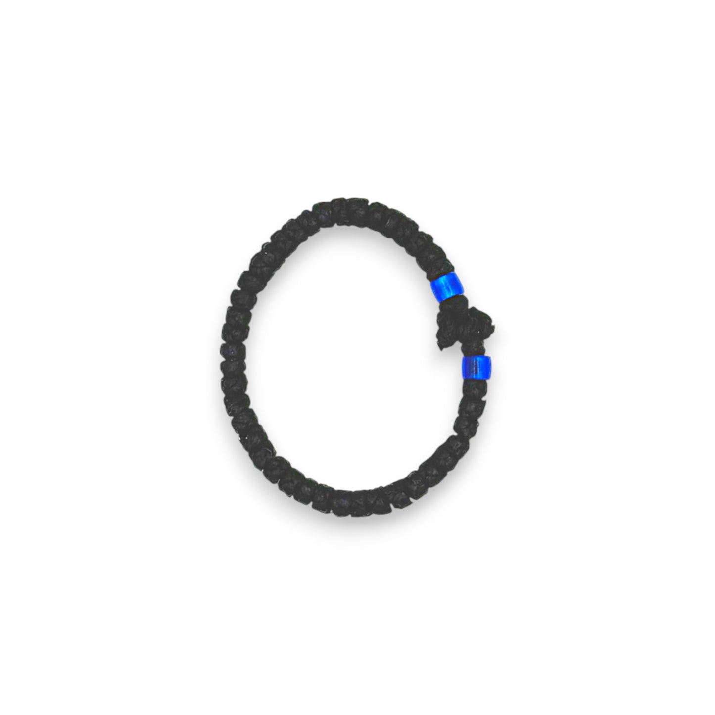 Χειροποίητο Κομποσχοίνι Μαύρη Χάντρα - Χοντρό