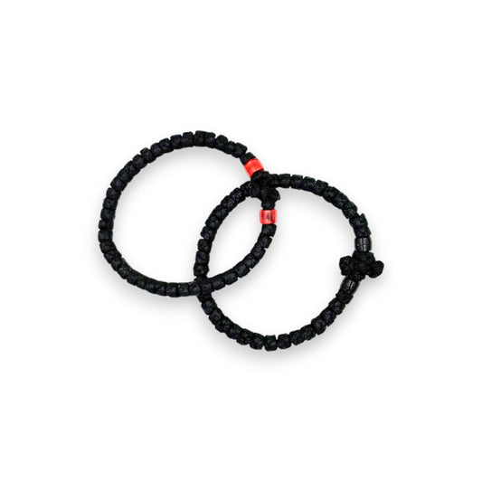 Χειροποίητο Κομποσχοίνι Κόκκινη Χάντρα - Χοντρό