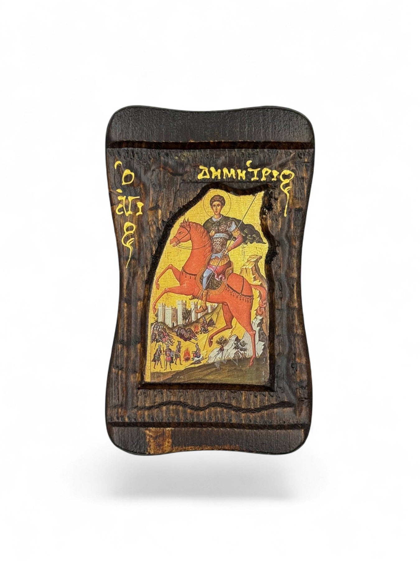 Εικόνες Σε Φυσικό Ξύλο Έλατο Κρακελέ Οβάλ Σε 5 Μεγέθη ( Α - Ο )