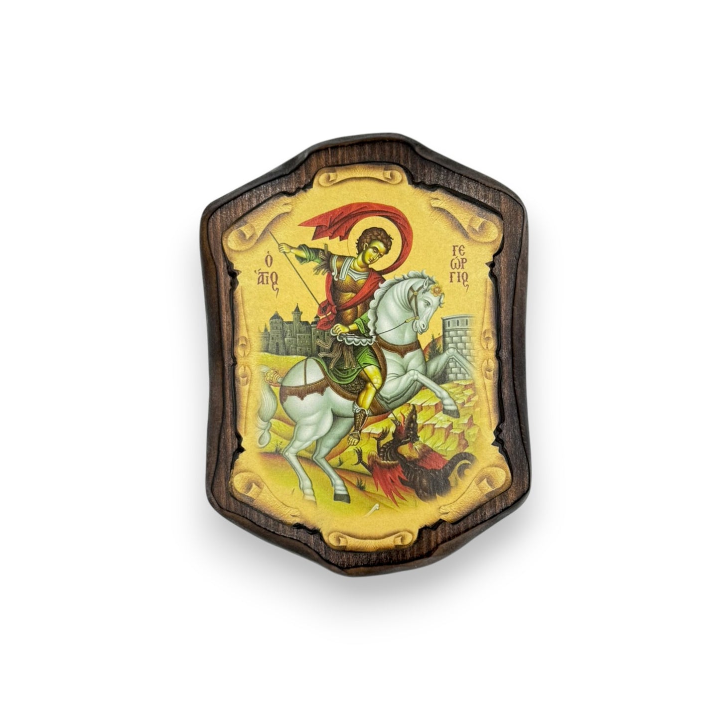 Εικόνα Σκαλιστή 2 Επίπεδα - Ο Άγιος Γεώργιος