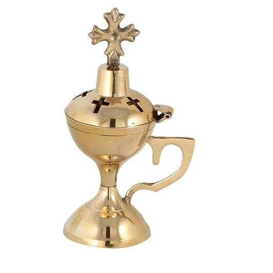 Θυμιατό Μπρούτζινο Επιτραπέζιο - Λείο Σταυροί