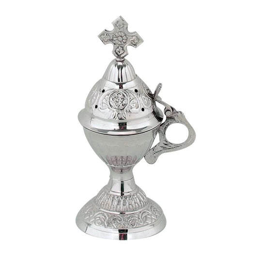 Θυμιατό Μπρούτζινο Επιτραπέζιο - Σκαλιστό Λείο