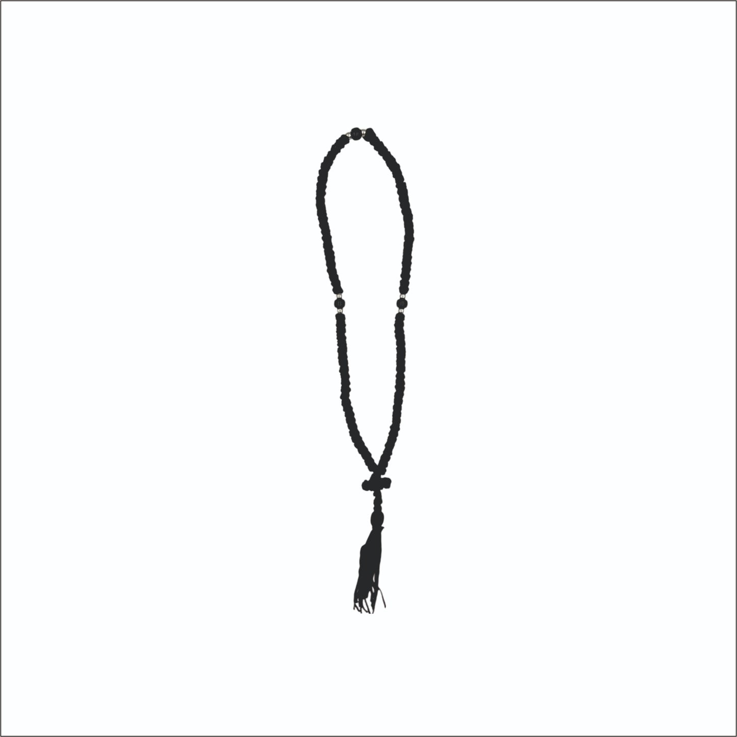 Προσευχητάρι 100 Κόμποι Μαύρο - 13 Χρώματα