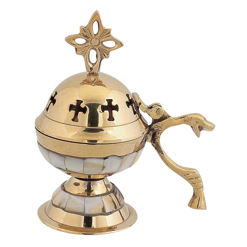 Θυμιατό Μπρούτζινο Επιτραπέζιο 14 cm - Φίλντισι