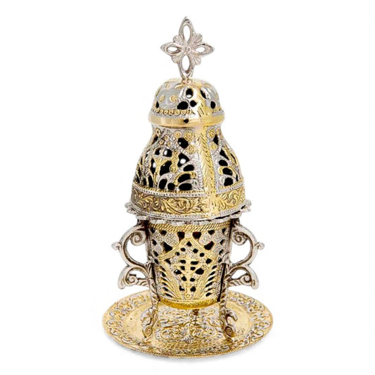 Καντήλι Μπρούτζινο "Γιαννιώτικο" Δίχρωμο - Επιτραπέζιο