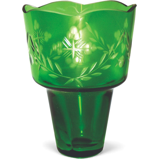 Καντηλόκουπα Σκαλιστή  Πράσινη - Σε 3 Χρώματα