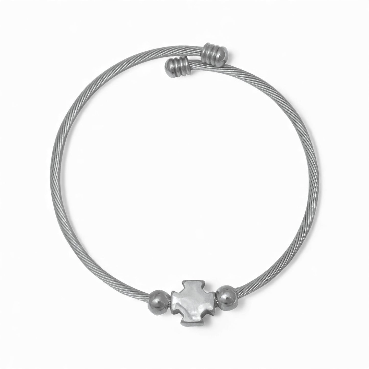 Ατσάλινο Βραχιόλι Ανοιγόμενο Χρυσό