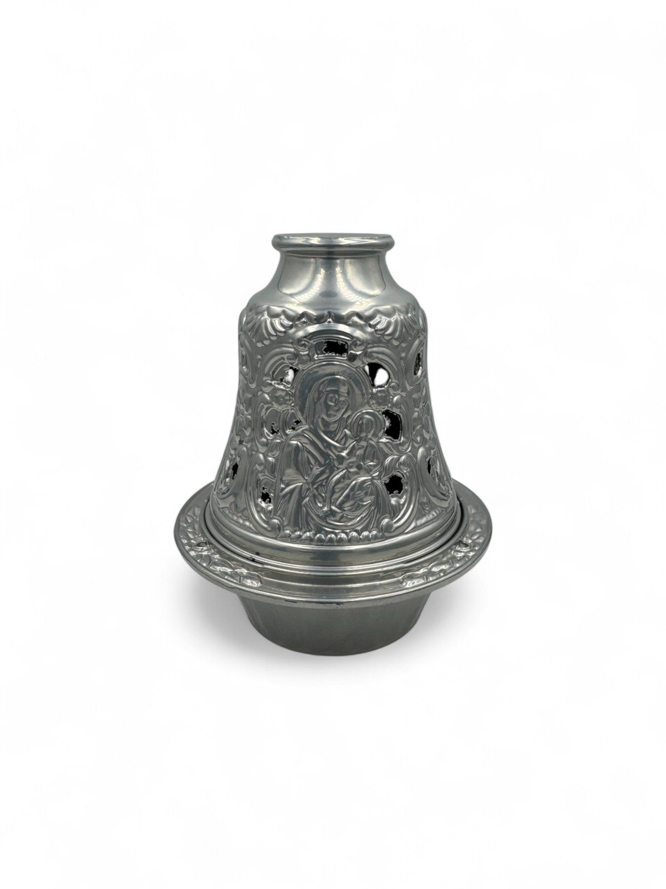 Μεταλλικό Καντήλι Καμπάνα  Ασημί - 5 Χρώματα