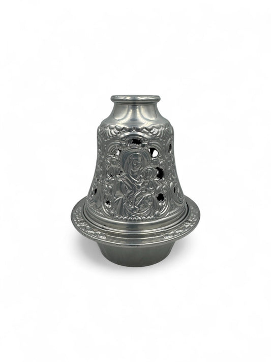 Μεταλλικό Καντήλι Καμπάνα  Ασημί - 5 Χρώματα