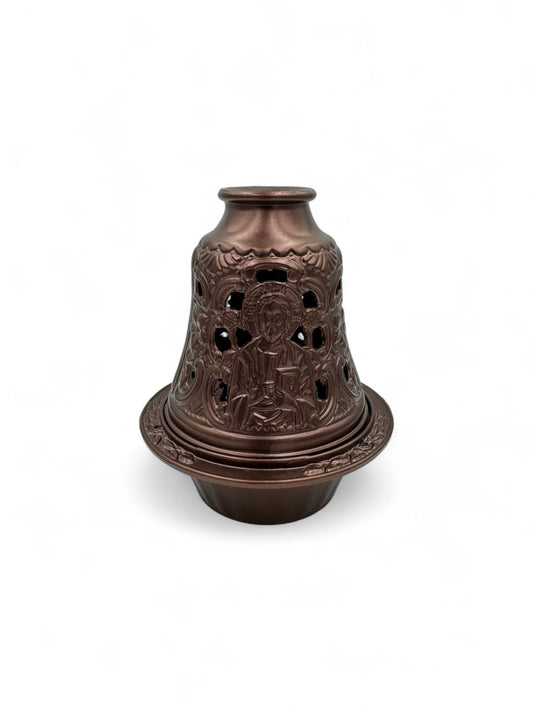 Μεταλλικό Καντήλι Καμπάνα  Καφέ - 5 Χρώματα