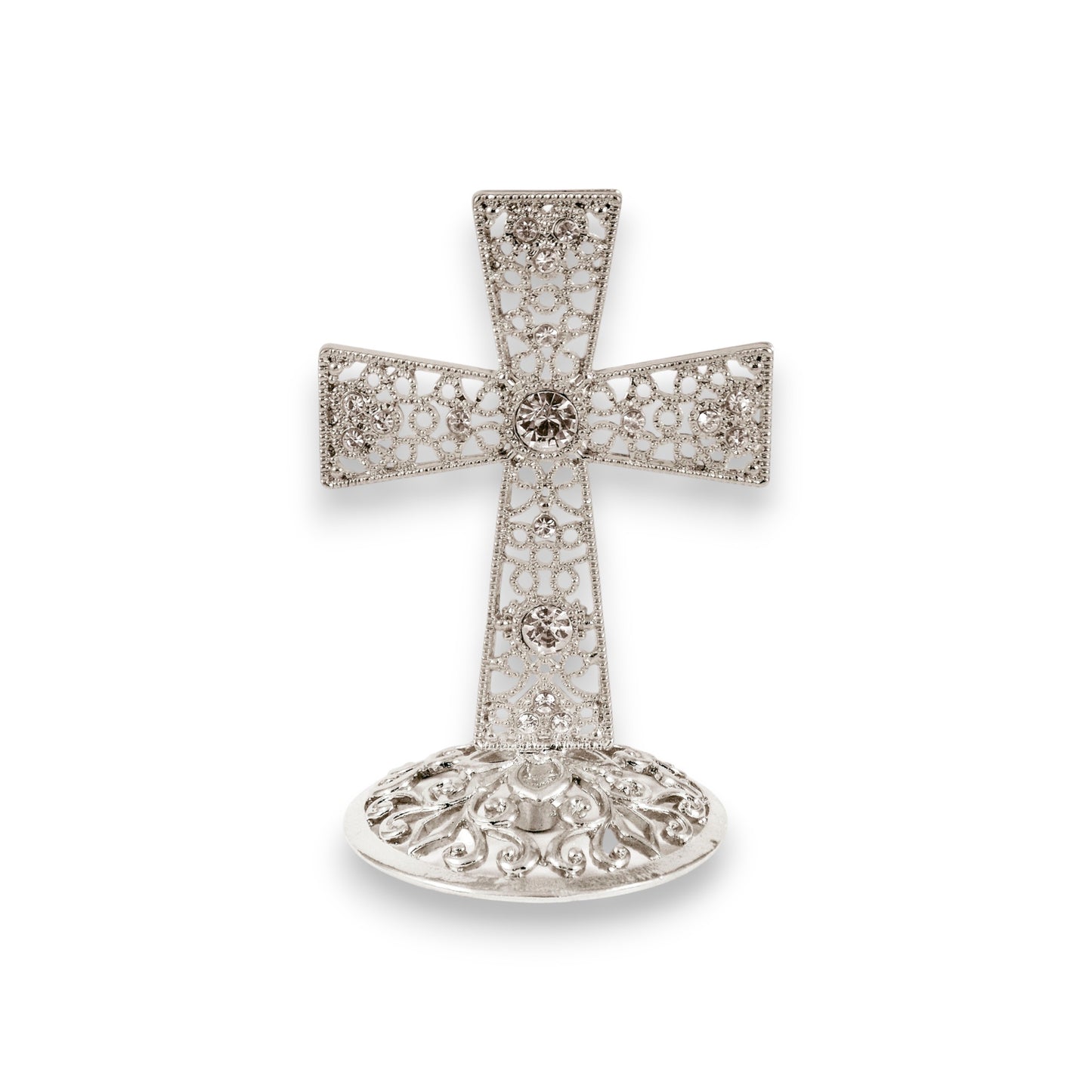 Μεταλλικός Επιτραπέζιος Σταυρός – 2 Χρώματα Ορθογώνιος