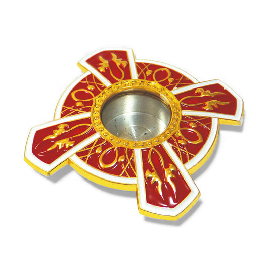 Μεταλλική Λειψανοθήκη Κόκκινη – Σμάλτο