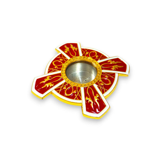 Μεταλλική Λειψανοθήκη Κόκκινη – Σμάλτο