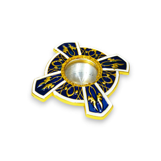 Μεταλλική Λειψανοθήκη Μπλε – Σμάλτο