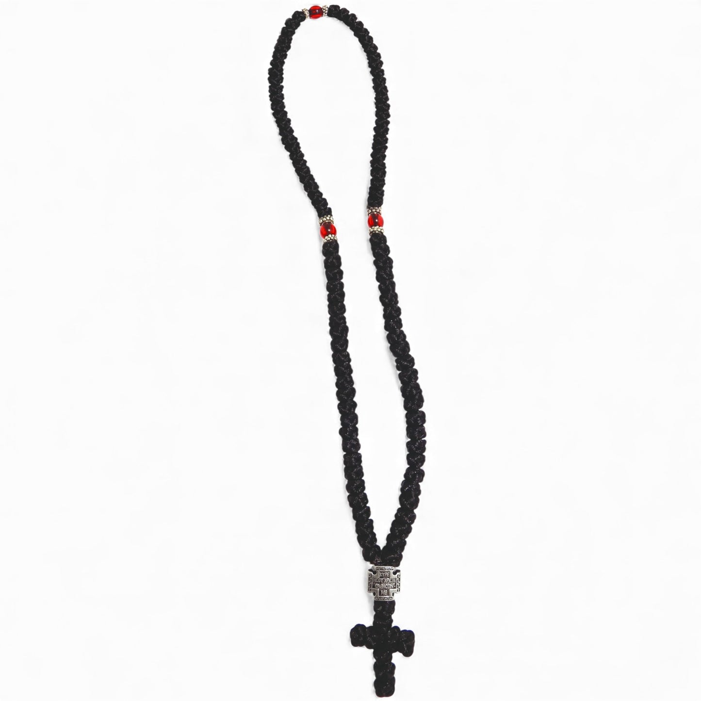 Προσευχητάρι 100 Κόμπων – Μεταξωτή Κλωστή & Μεταλλικός Σταυρός