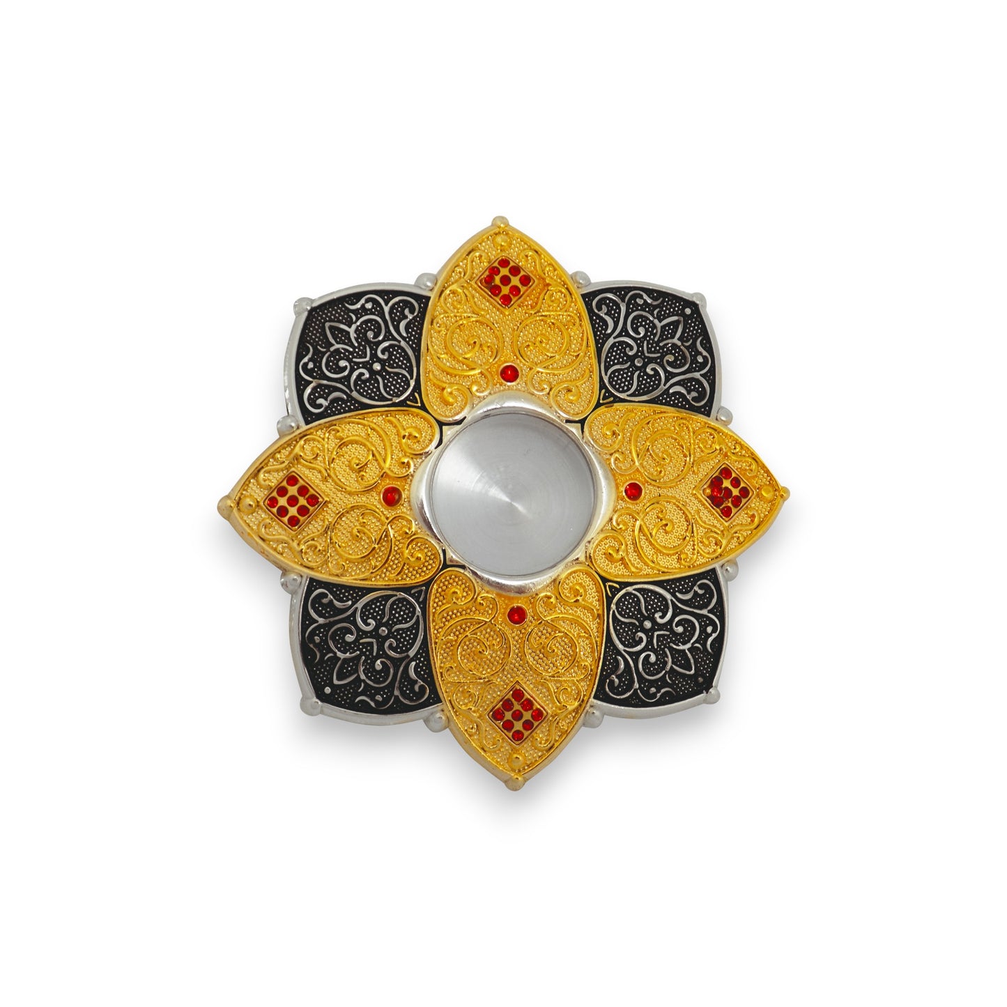 Μεταλλική Λειψανοθήκη Χρυσό Μαύρο – Σμάλτο