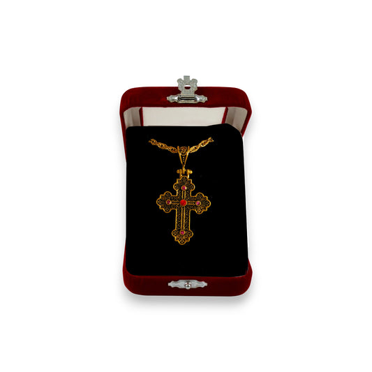 Σταυρός Λαιμού Ζάμακ Ορθόδοξος Χρυσό - 2 Χρώματα