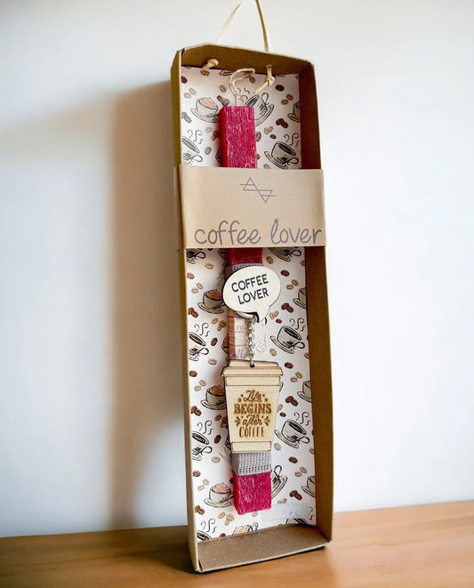 Πασχαλινή Λαμπάδα Coffee Lover σε Κουτί Δώρου